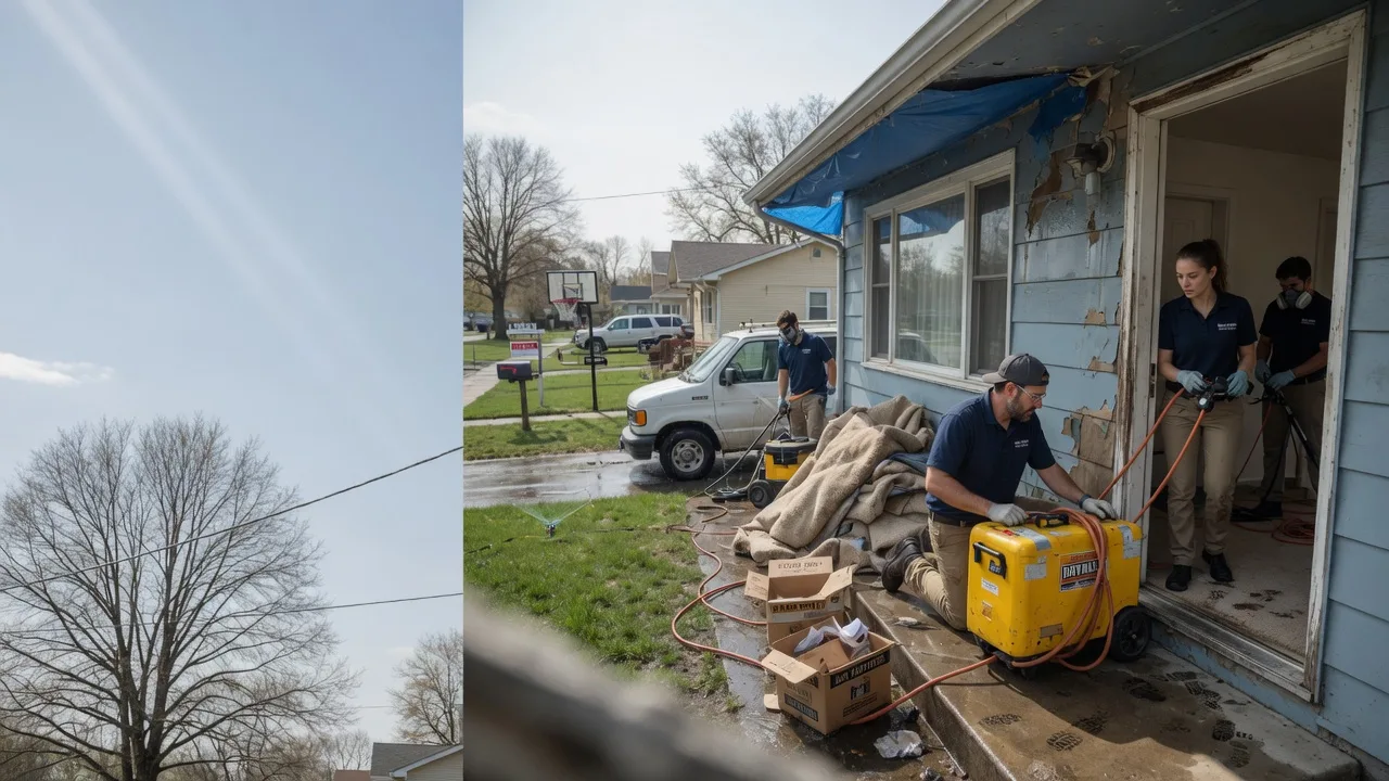 Basement Flood Cleanup in Warsaw, IN near me